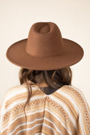 MH0142 Hannah Felt Panama Hat - MiMi Wholesale