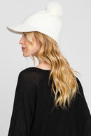 MH0143 Amy Pom Pom Knit Cap - MiMi Wholesale