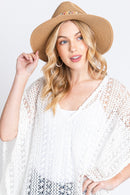 MH0146 Judy Multi Color Band Straw Hat - MiMi Wholesale