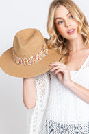 MH0146 Judy Multi Color Band Straw Hat - MiMi Wholesale