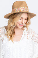 MH0146 Judy Multi Color Band Straw Hat - MiMi Wholesale