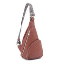 ML20175 Erica Leopard Strap Sling Bag - MiMi Wholesale