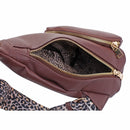 ML20175 Erica Leopard Strap Sling Bag - MiMi Wholesale