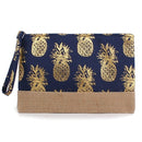 MP0028 Gold Foil Pineapple Pouch/Make-up Bag - MiMi Wholesale