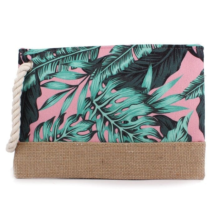 MP0091 Tropical Leaves Pouch/Make-up Bag - MiMi Wholesale