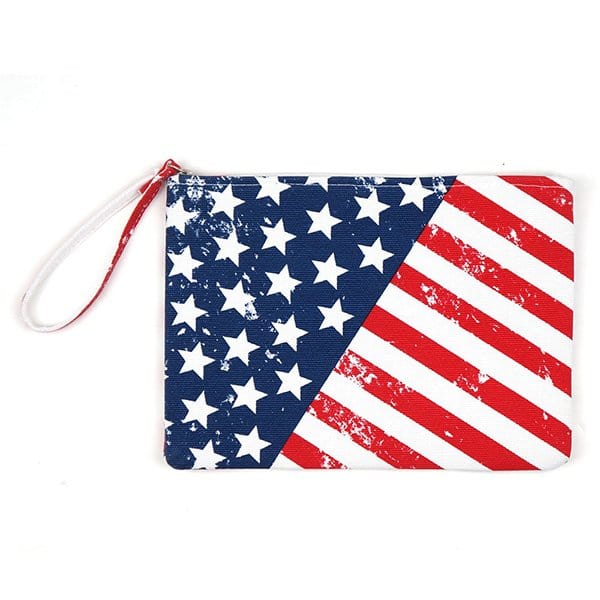 MP0099 American Flag Pouch/Make-up Bag - MiMi Wholesale