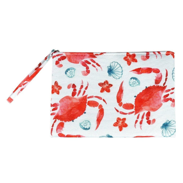 MP0123 Crab Watercolor Pouch/Make-up Bag - MiMi Wholesale