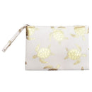 MP0124 Gold Foil Turtle Pouch/Make-up Bag - MiMi Wholesale