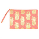 MP0134 Gold Foil Pineapple Pouch/Make-up Bag - MiMi Wholesale
