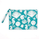 MP0137 Gold Foil Sea Life Pouch/Make-up Bag - MiMi Wholesale
