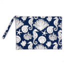 MP0137 Gold Foil Sea Life Pouch/Make-up Bag - MiMi Wholesale