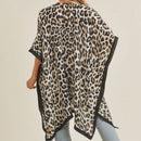 MS0071 Leopard Print Summer Kimono - MiMi Wholesale