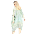 MS0174 Multi Pattern Bohemian Print Summer Beach Kimono - MiMi Wholesale