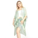MS0174 Multi Pattern Bohemian Print Summer Beach Kimono - MiMi Wholesale