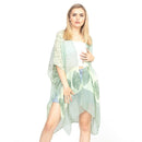 MS0174 Multi Pattern Bohemian Print Summer Beach Kimono - MiMi Wholesale