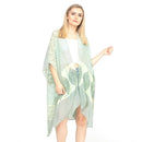 MS0174 Multi Pattern Bohemian Print Summer Beach Kimono - MiMi Wholesale