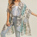 MS0211 Bohemian Pattern Beach Summer Kimono - MiMi Wholesale