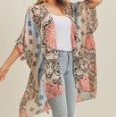 MS0211 Bohemian Pattern Beach Summer Kimono - MiMi Wholesale