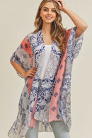 MS0211 Bohemian Pattern Beach Summer Kimono - MiMi Wholesale