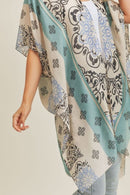 MS0211 Bohemian Pattern Beach Summer Kimono - MiMi Wholesale