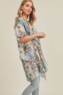 MS0211 Bohemian Pattern Beach Summer Kimono - MiMi Wholesale