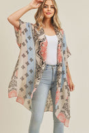MS0211 Bohemian Pattern Beach Summer Kimono - MiMi Wholesale
