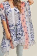 MS0211 Bohemian Pattern Beach Summer Kimono - MiMi Wholesale