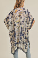 MS0214 Bohemian Pattern Summer Beach Kimono - MiMi Wholesale