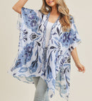 MS0225 Bohemian Pattern Summer Beach Kimono - MiMi Wholesale