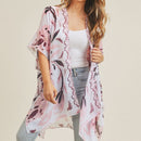 MS0225 Bohemian Pattern Summer Beach Kimono - MiMi Wholesale
