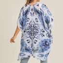 MS0225 Bohemian Pattern Summer Beach Kimono - MiMi Wholesale