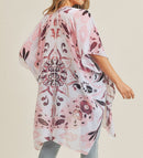 MS0225 Bohemian Pattern Summer Beach Kimono - MiMi Wholesale