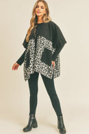 MS0260 Sienna Leopard Knit Kimono With Pockets - MiMi Wholesale