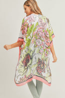 MS0276 Chriselle Floral Print Kimono - MiMi Wholesale