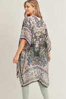 MS0279 Bailey Boho Print Kimono - MiMi Wholesale
