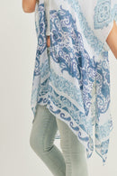 MS0281 Penelope Paisley Print Kimono - MiMi Wholesale