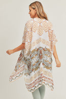 MS0281 Penelope Paisley Print Kimono - MiMi Wholesale