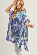 MS0285 Helena Boho Print Kimono - MiMi Wholesale