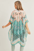 MS0285 Helena Boho Print Kimono - MiMi Wholesale