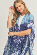 MS0285 Helena Boho Print Kimono - MiMi Wholesale