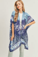 MS0285 Helena Boho Print Kimono - MiMi Wholesale