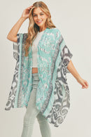MS0289 Alexis boho Kimono - MiMi Wholesale