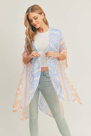 MS0289 Alexis boho Kimono - MiMi Wholesale