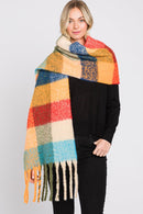 MS0310 Blake Multi Color Plaid Scarf - MiMi Wholesale