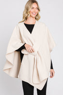 MS0338 Cora Interlock Ruana - MiMi Wholesale