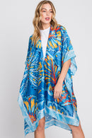 MS0347 Evelyn Watercolor Flower Kimono - MiMi Wholesale