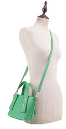 MT20319 Handle Accent Crossbody/Satchel Bag - MiMi Wholesale