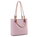 MT20325 Double Handle Shoulder Bag - MiMi Wholesale