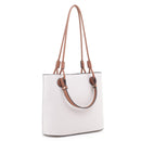 MT20325 Double Handle Shoulder Bag - MiMi Wholesale
