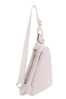 MT20389 Nancy Triangle Double Zipper Sling Bag - MiMi Wholesale